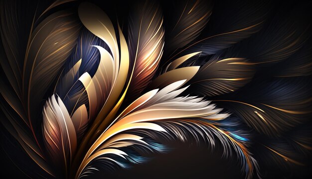 Abstract fractal background