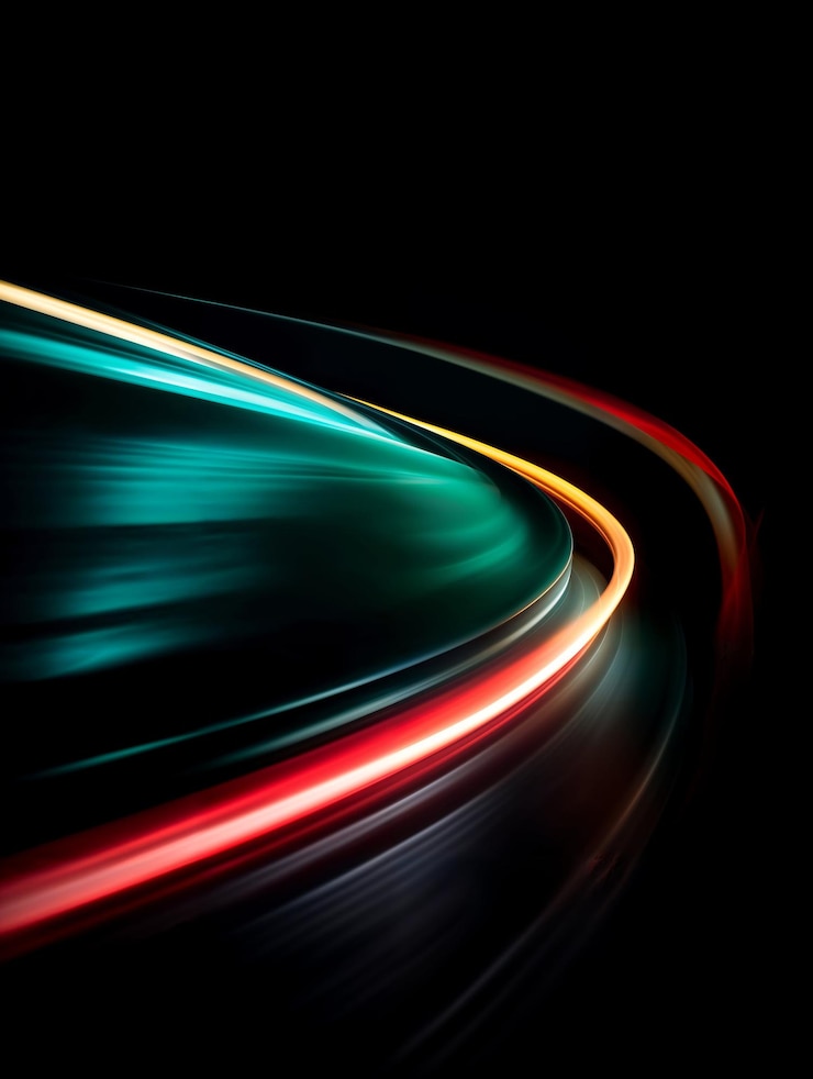 Photo abstract fractal color backgroundwave pattern