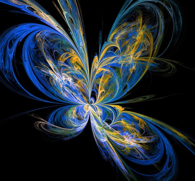 abstract fractal fractal art background for creative design