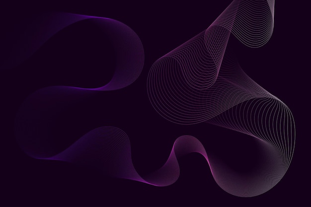 Abstract Future Modern Wave Background Design