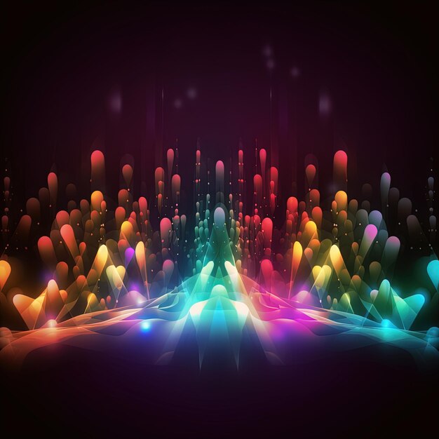 abstract futuristic background with gold PINK blue glowing neon moving high speed wave lines and bokeh lights Data transfer concept Fantastic wallpaper Ai Generative