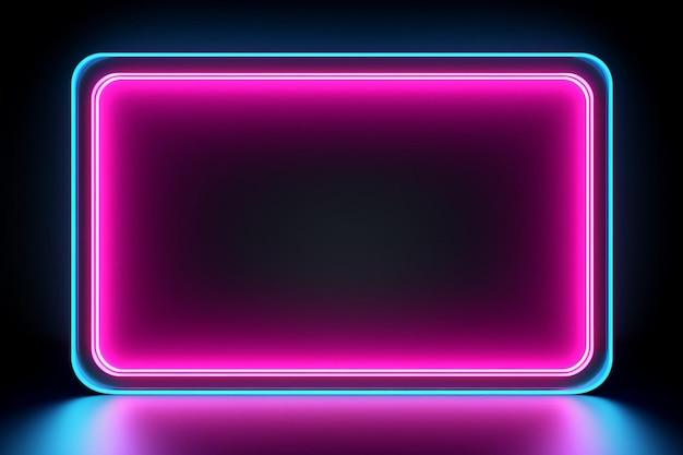 Abstract futuristic background with pink blue glowing neon moving high speed wave lines and bokeh li