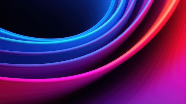 Abstract futuristic colorful neon wallpaper