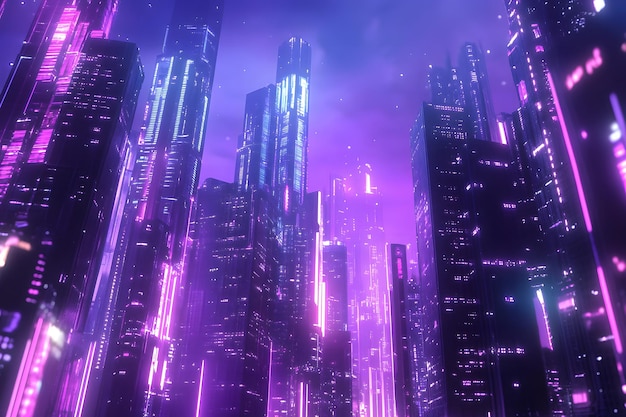 abstract futuristic data network with programming code concept of neural network cloud computing