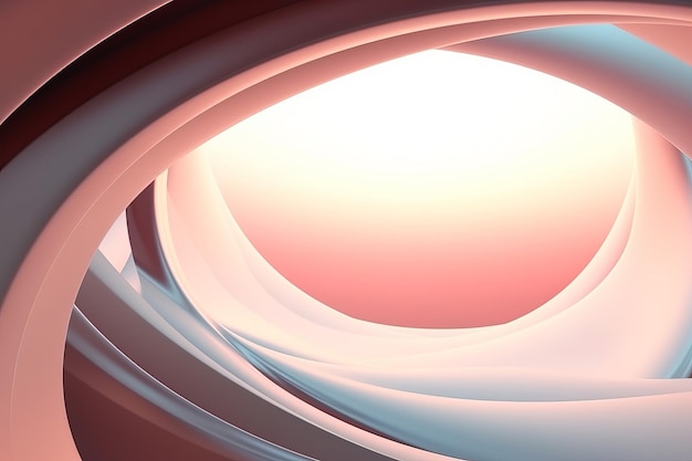 Abstract futuristic light pastel background Generate Ai