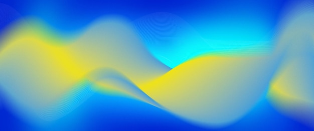 Abstract futuristic light yellow and blue background