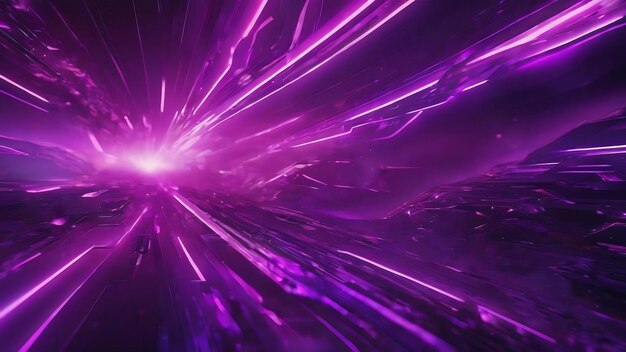 Abstract futuristic purple light background