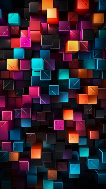 Abstract futuristic technology background Colored background Abstract background