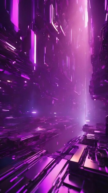 Abstract futuristic violet hitech background