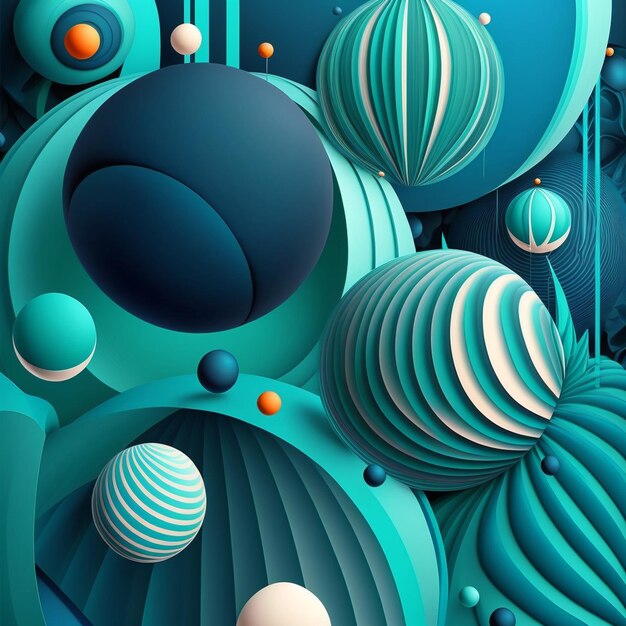 Abstract futuristisch eigentijds modern kosmisch ontwerp in cartoonstijl