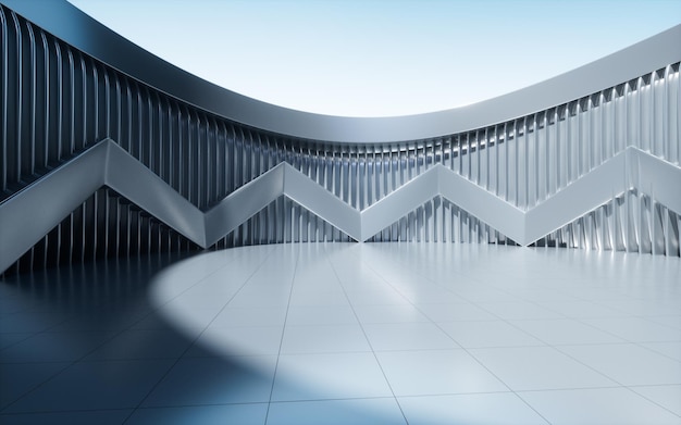 Foto abstract futuristische architectuur 3d-rendering