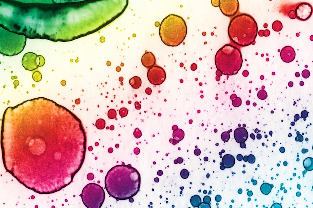 Abstract gekleurde regenboog achtergrond Aquarel textuur