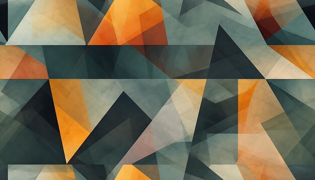 Abstract geometric art seamless pattern