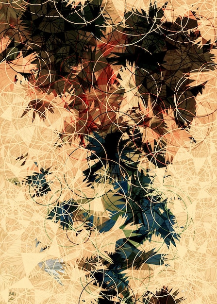 抽象的な幾何学芸術