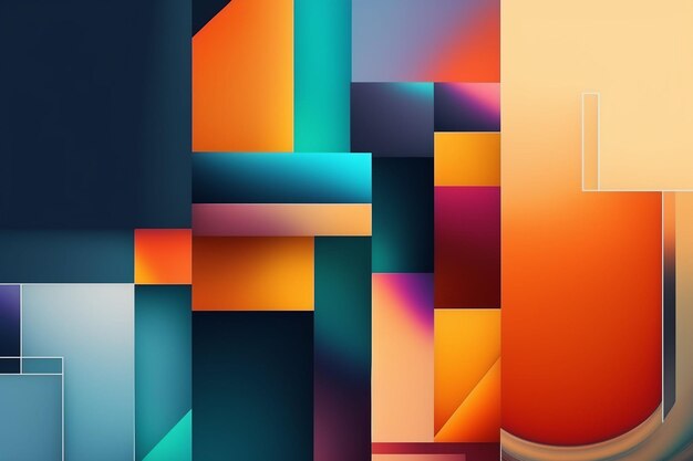 Abstract geometric art