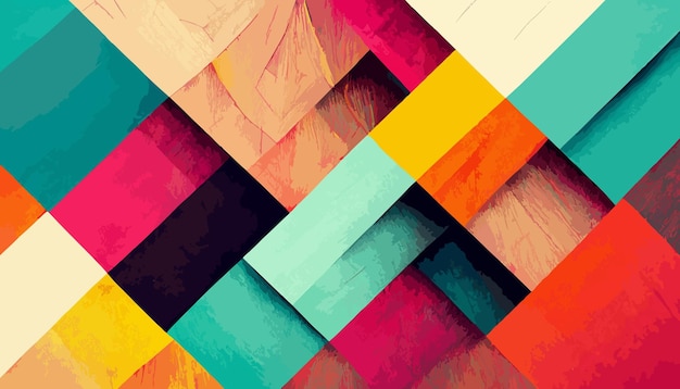 Abstract geometric background colorful geometric illustration