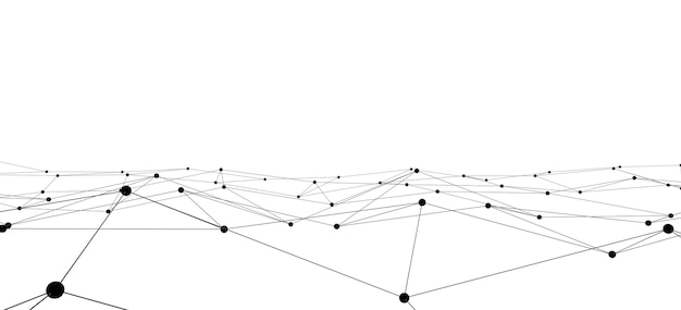 写真 抽象的な幾何学的背景、接続はネットワークシステム、ネットワークシステムです