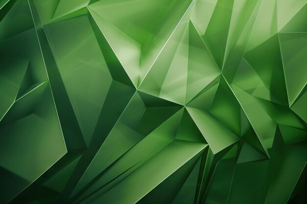 抽象的な幾何学的な背景パターン (緑色)