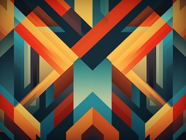 Abstract Geometric Background Pattern Wallpaper AI Generative