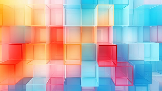 Abstract geometric background translucent glass