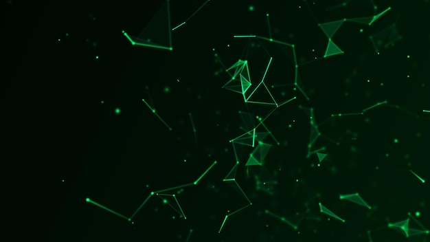 Abstract geometric background with connecting points and lines\
abstract green digital background