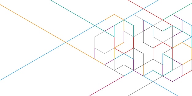 アブストラクトな幾何学的背景と同位数ブロックの多角形のパターン