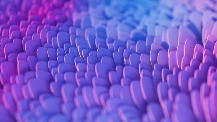 Photo abstract geometric background with wave surface. scales in the closeup.