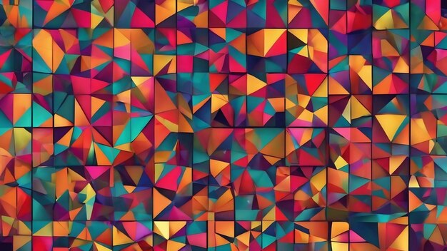 Abstract geometric backgrounds abstract mosaic backgroundgenerative ai