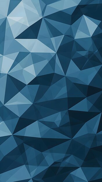 Photo abstract geometric blue polygonal background design