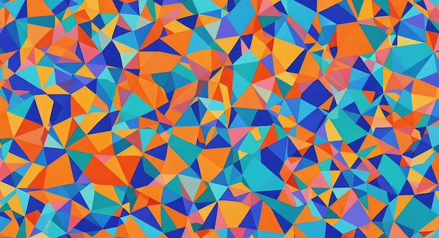 Photo abstract geometric colorful pattern