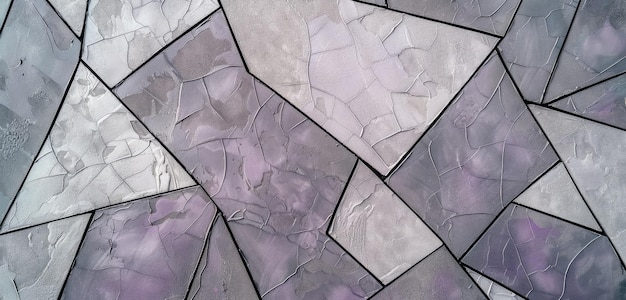 Photo abstract geometric glass mosaic background