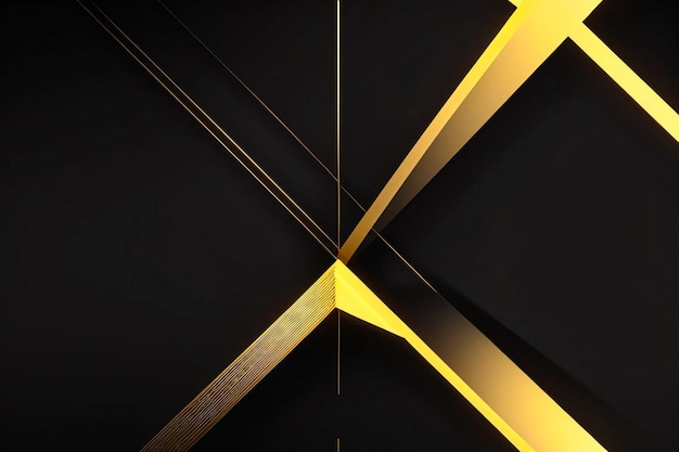 Abstract geometric gold neon background wallpaper