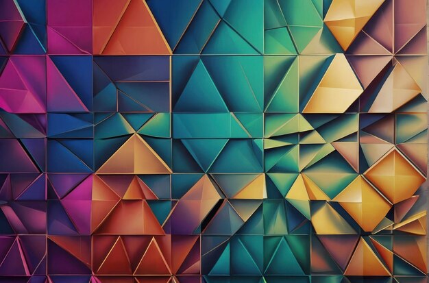 Abstract Geometric Gradient Background