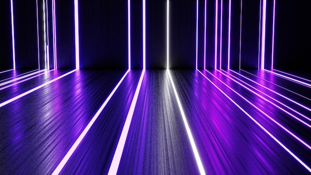 Foto linee geometriche astratte speed warp motion sfondo neon loop wallpaper nuovo 2023