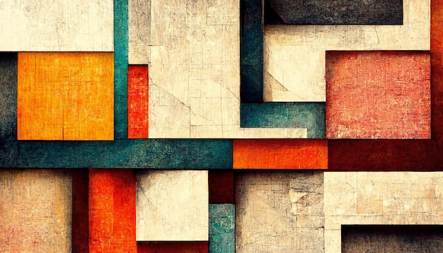 Abstract geometric lines texture blocks