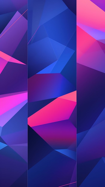 Abstract geometric mobile wallpaper background