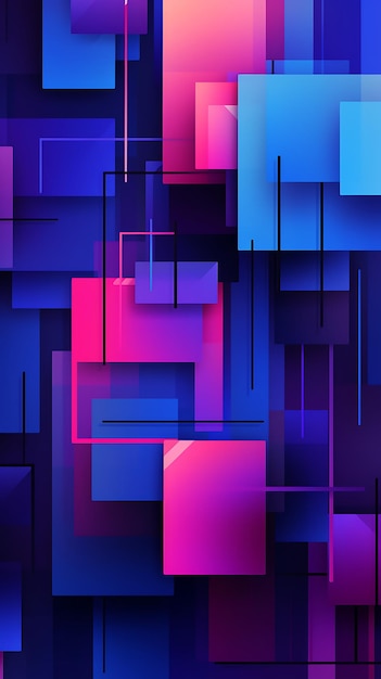 Abstract geometric mobile wallpaper background