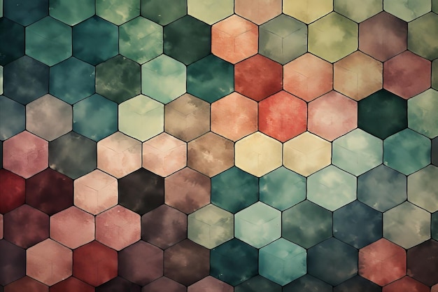 Абстрактный геометрический мозаичный рисунок в пастельных оттенках Фон для дизайна и творческих проектов