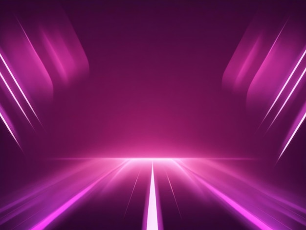 Abstract geometric neon background laser lines glowing in the dark futuristic wallpaper ai generated
