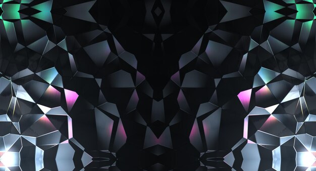 Abstract geometric neon background