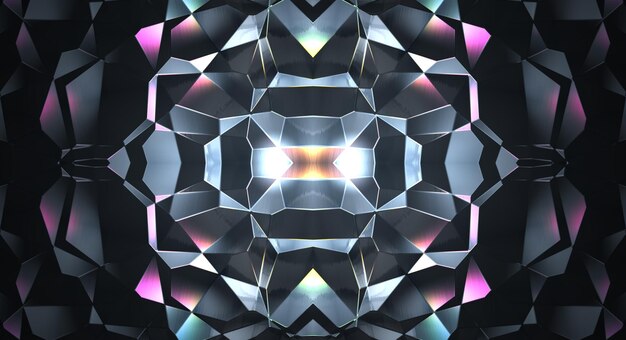 Abstract geometric neon background