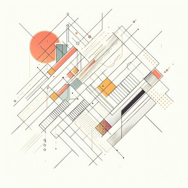 Abstract Geometric Odyssey Patterns in Harmony