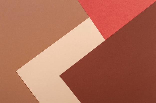 Abstract geometric paper texture cardboard background beige brown yellow pastel trendy colors