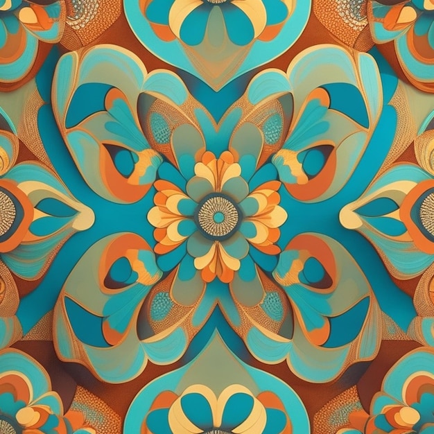 Photo abstract geometric pattern artwork