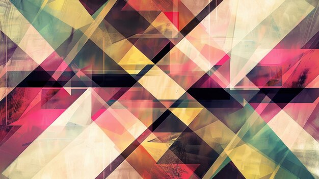 abstract geometric pattern with sharp angles and intersecting lines creating a dynamic and modern visual effect