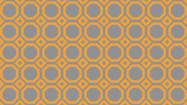 Abstract geometric pattern with squares and a blue background.