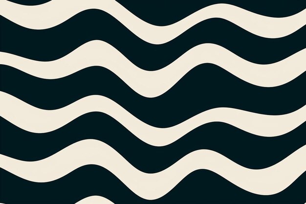 Photo abstract geometric pattern with wavy lines interlacing rounded stripes design seamless vector