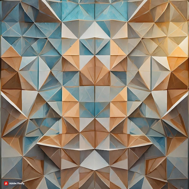 Abstract Geometric Patterns Digital Art Collection