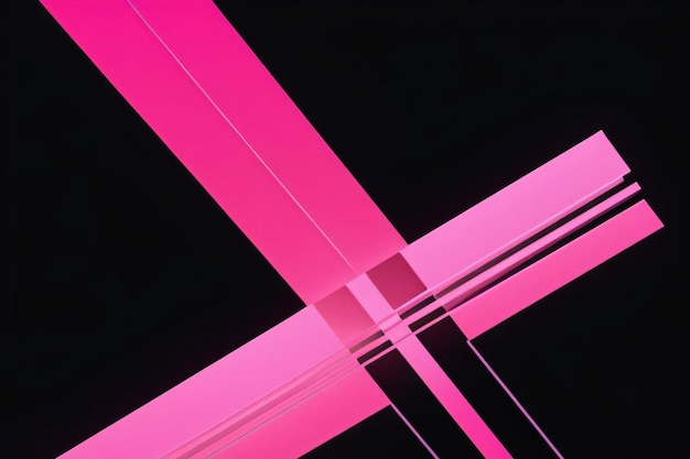 Abstract geometric pink neon background wallpaper