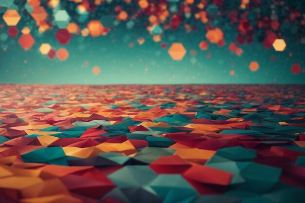 Abstract geometric polygon background wallpaper ar c